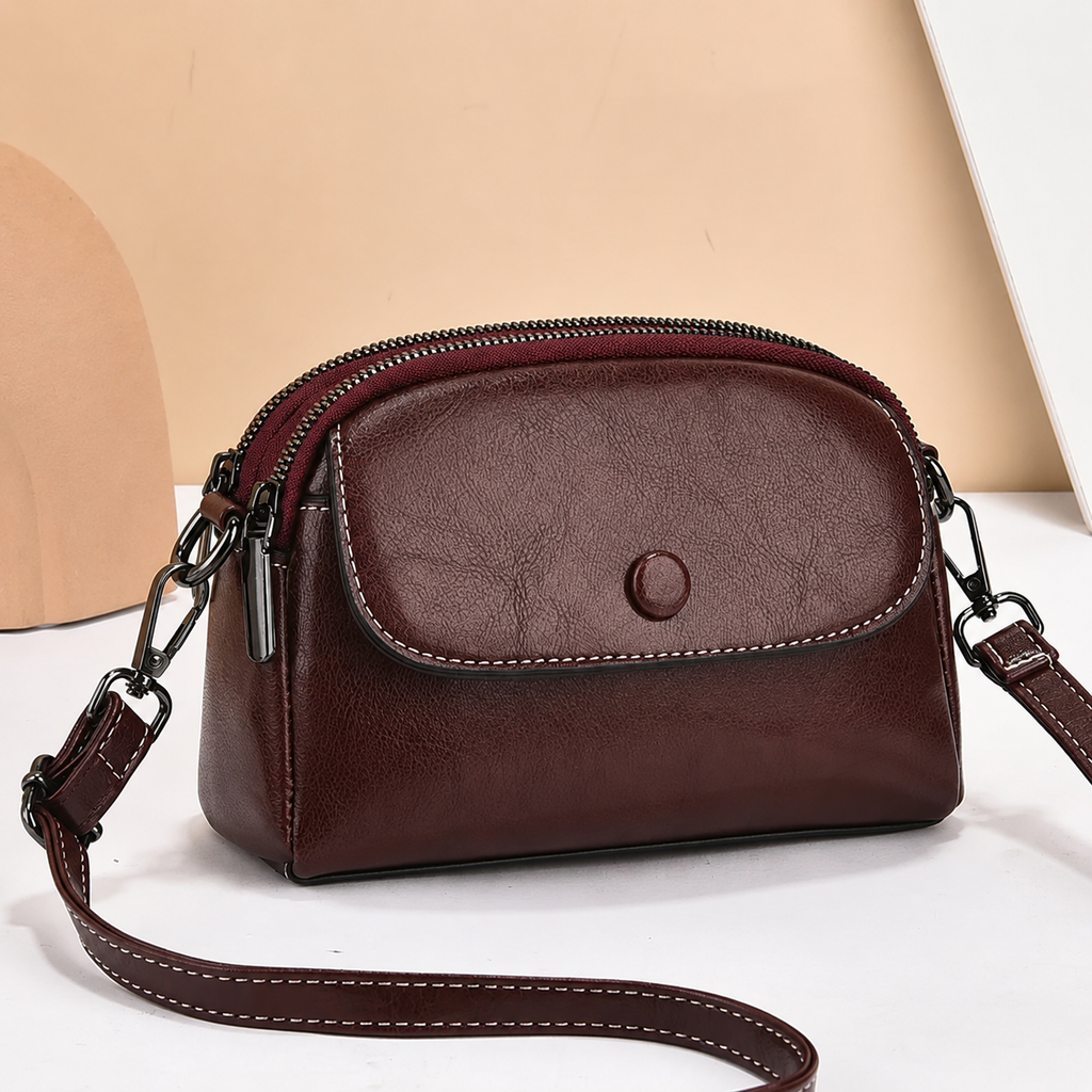 Multi-Pocket Crossbody Shoulder Bag
