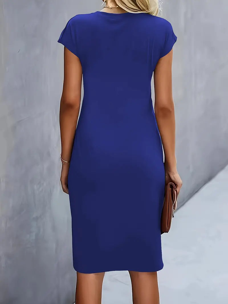 Women's bodycon dress with clean minimalist cut