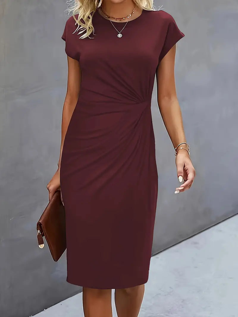 Women's classic evening bodycon dress modern aesthetic