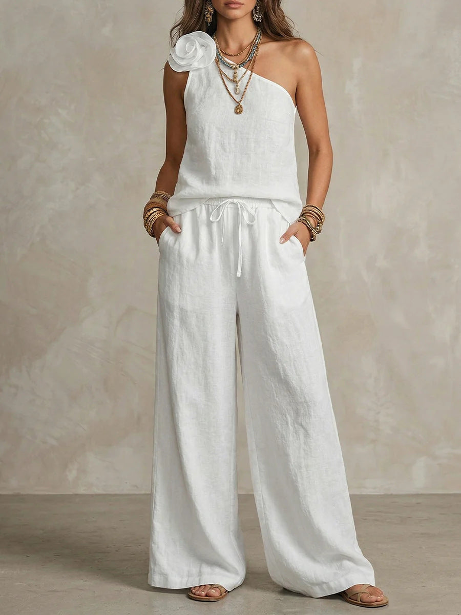 Two-Tone Sleeveless Co-ord Set