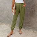 Women’s Smocked Waist Harem Trousers