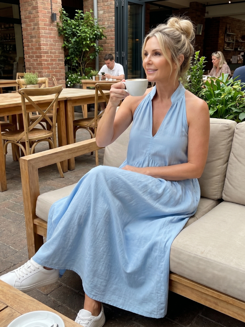 Relaxed Fit Casual Summer Midi Dress