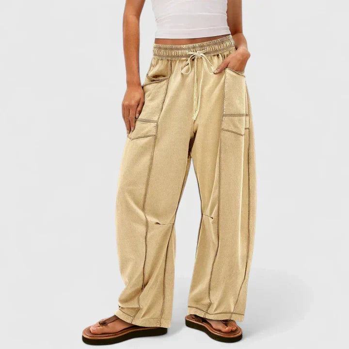 Wide-Leg Comfort Trousers
