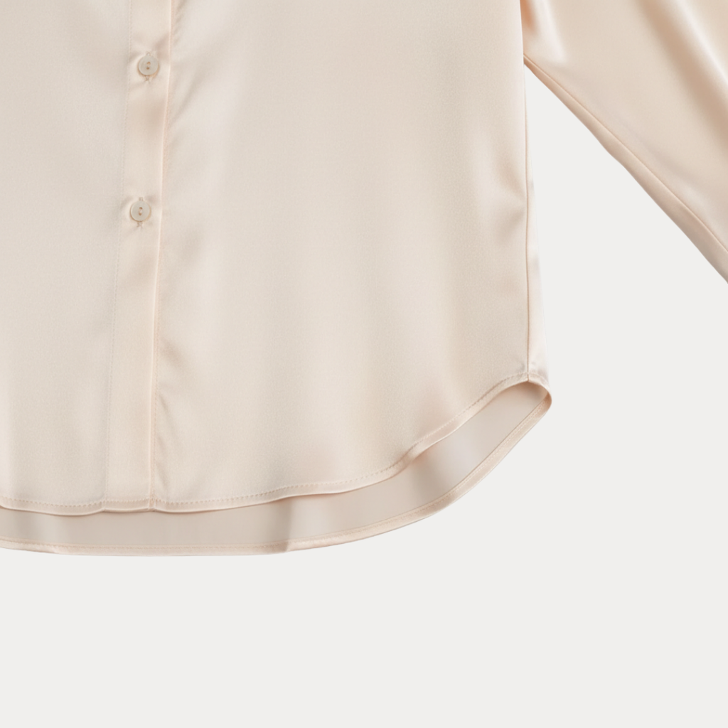 Elegant Women's Satin Shirt