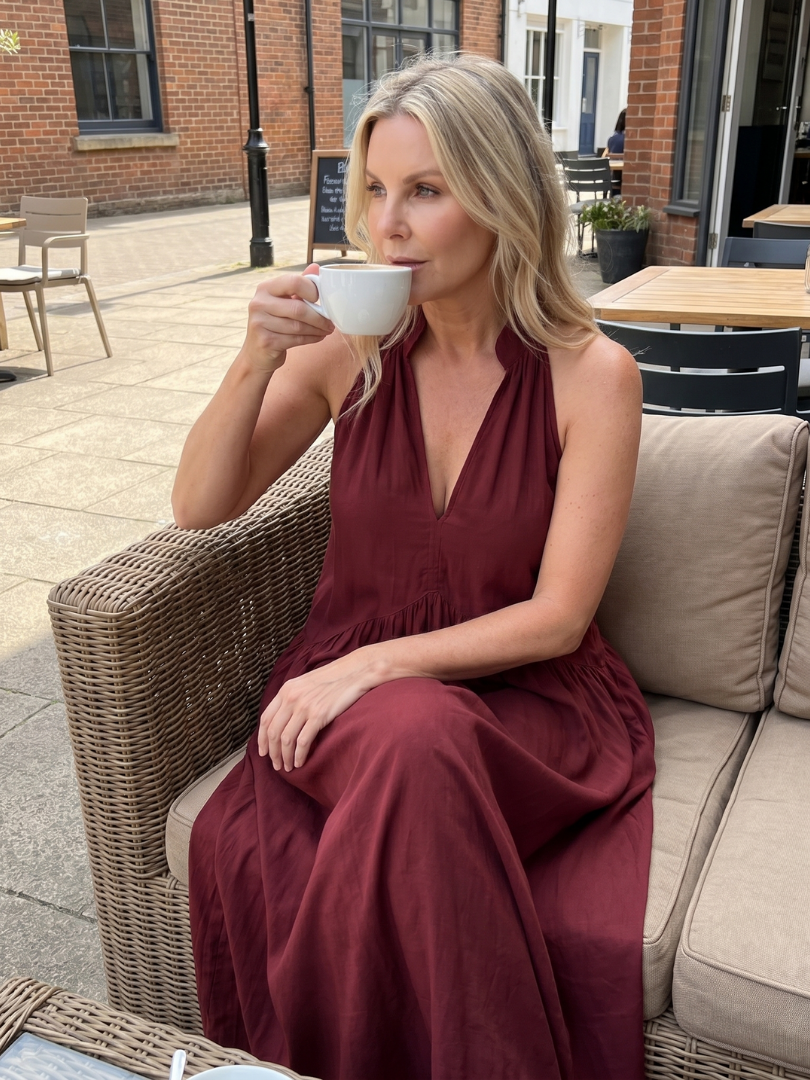 Relaxed Fit Casual Summer Midi Dress