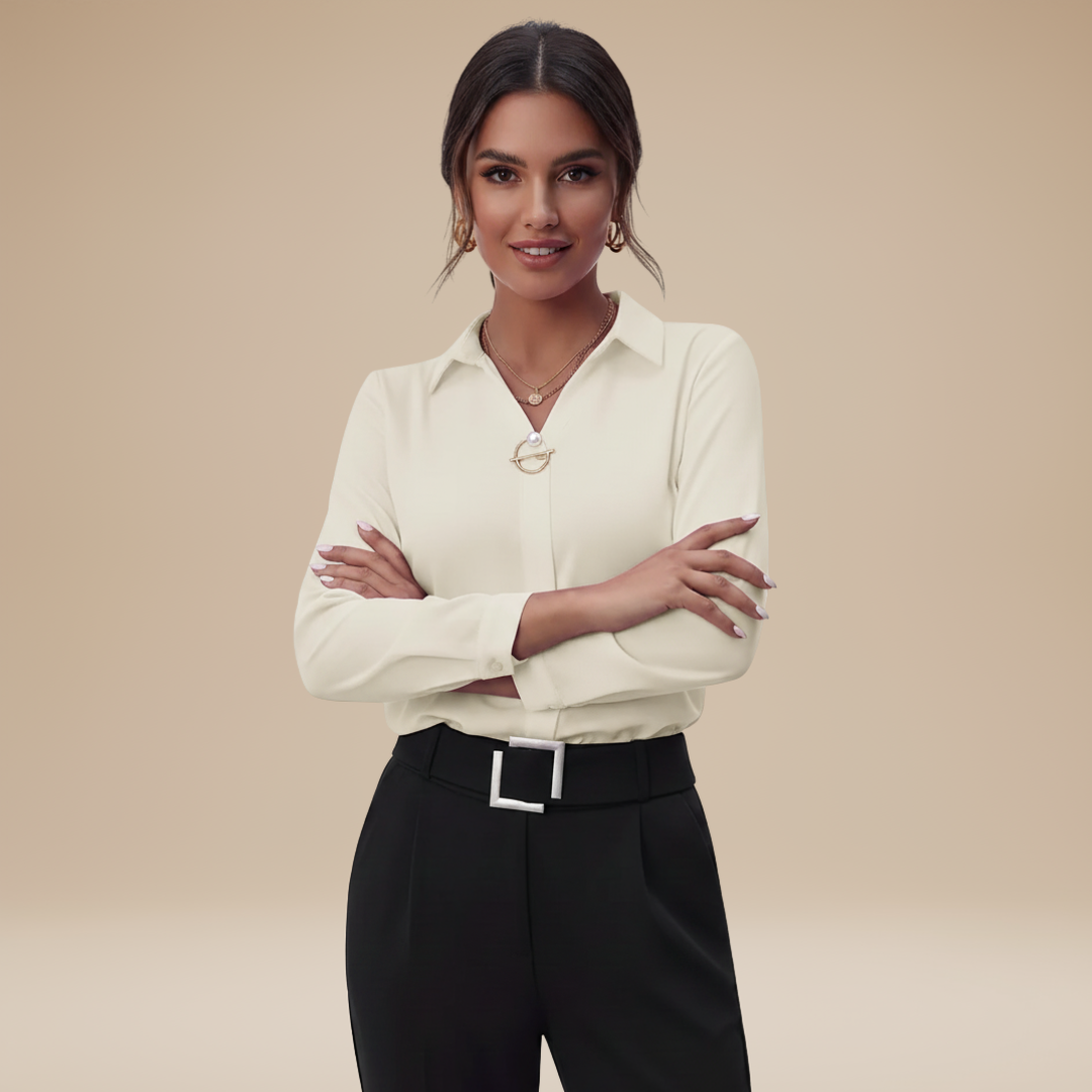 Versatile Women's Shirt for Work and Everyday Life