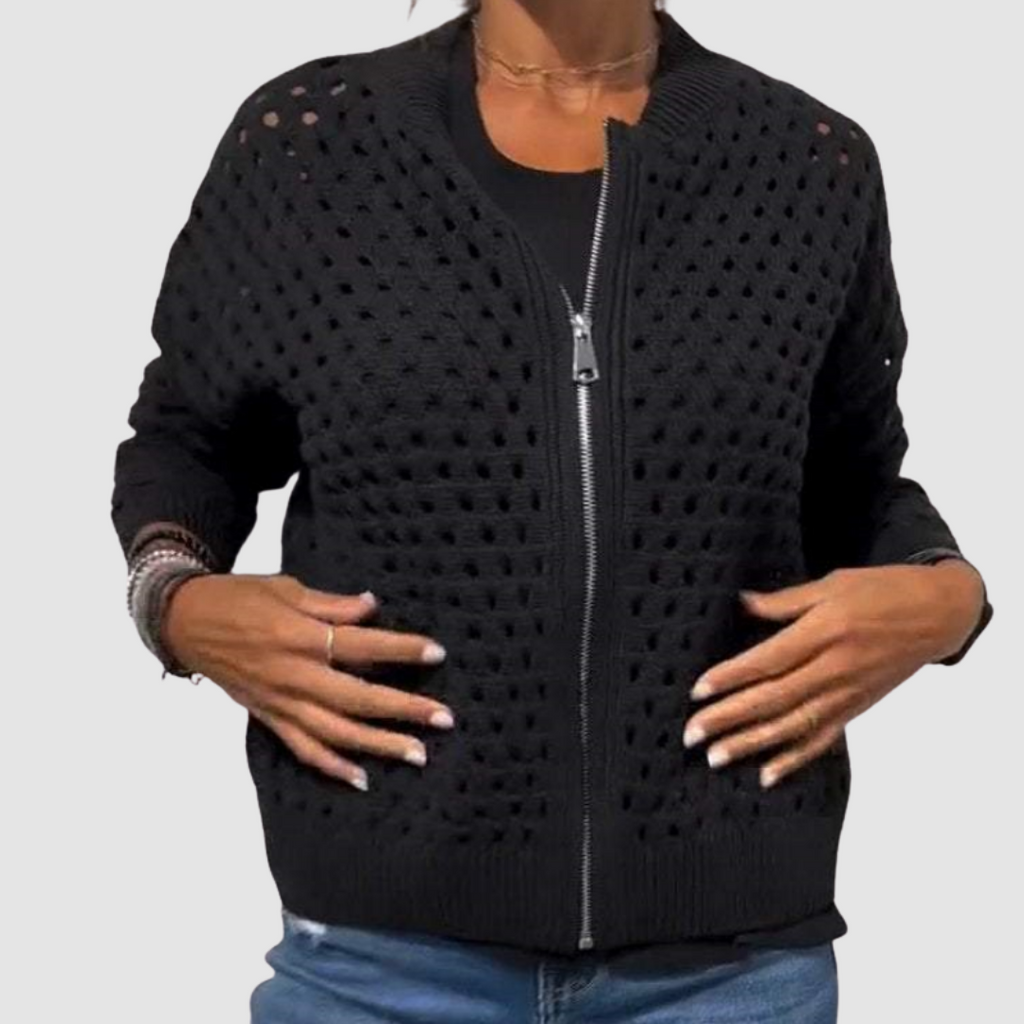 Women's Knit Cardigan — worn on model