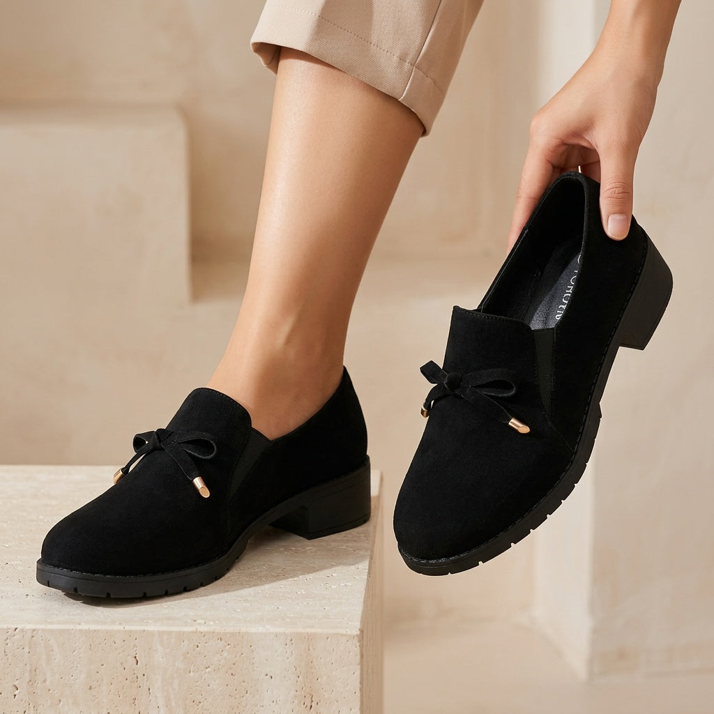 Green Slip-On Loafers