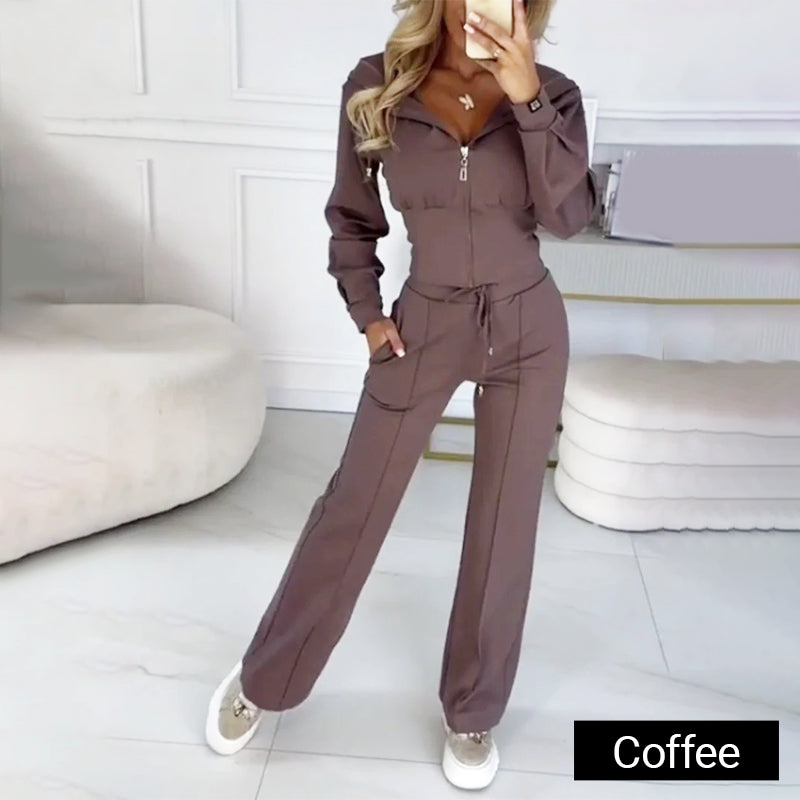 Women's sportswear co-ord set stretch breathable side view | Alba Muse