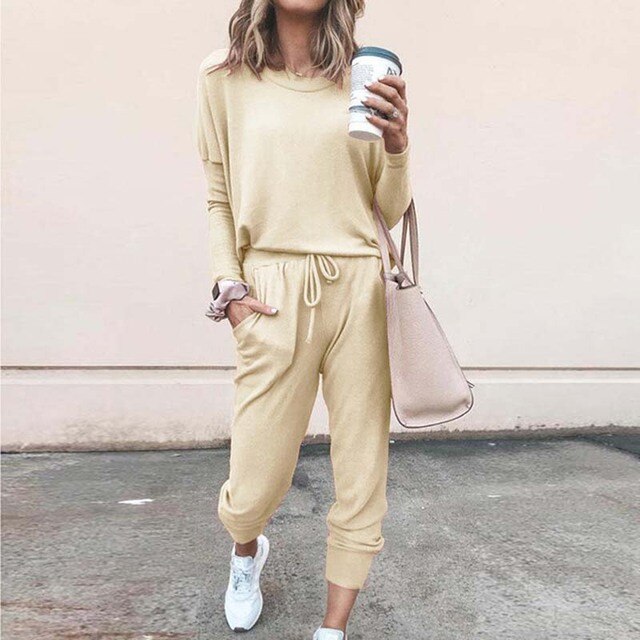 Cosy Matching Loungewear Yellow Relaxed Fit | Alba Muse
