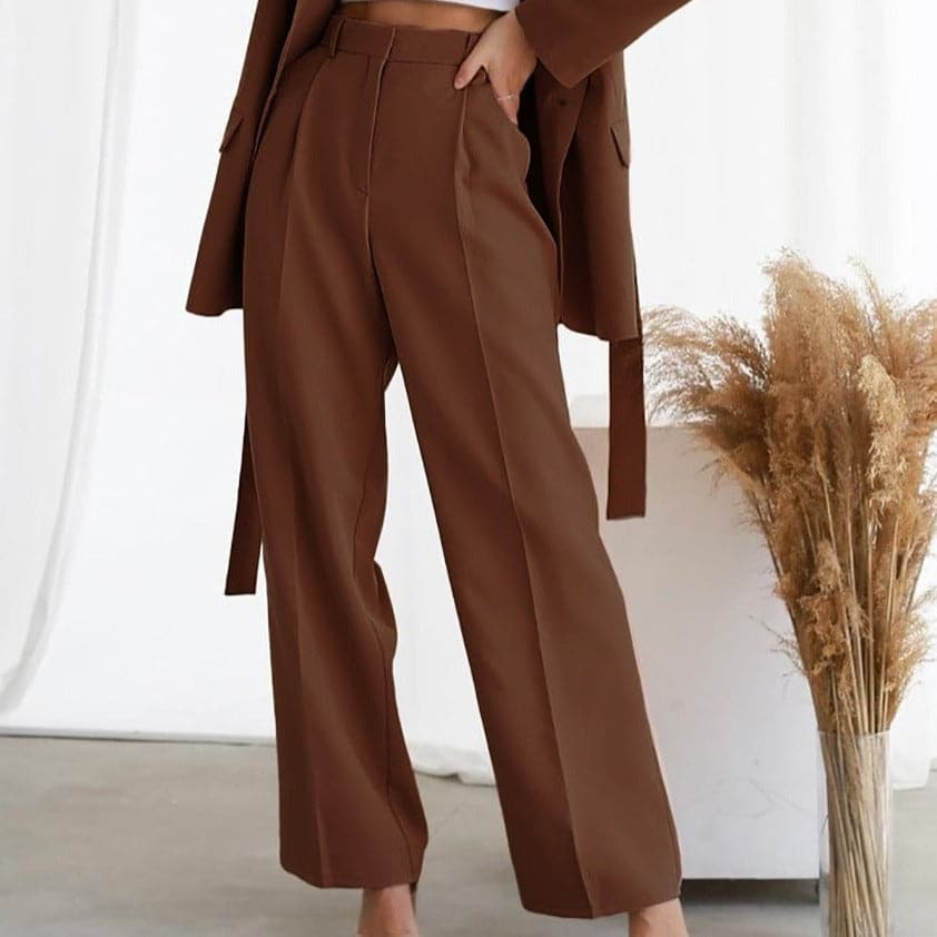 Women’s Pleated Palazzo Trousers