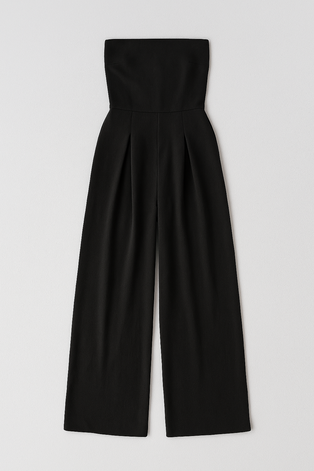 Strapless Jumpsuit with Wide-Leg - Timeless Elegance in Black