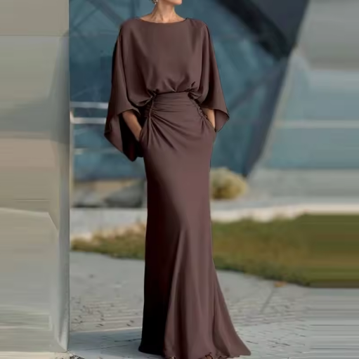 Sleeveless V-Neck A-Line Midi Dress