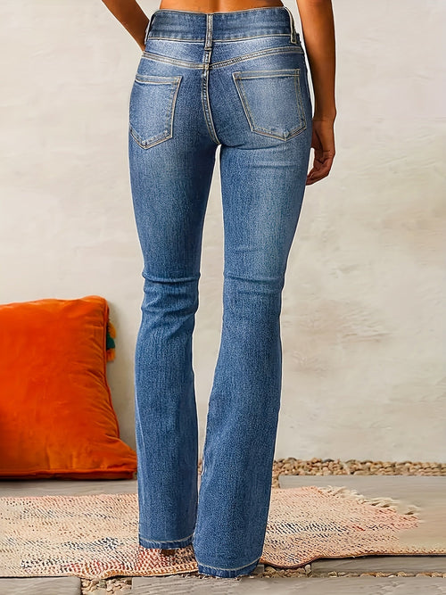 Black Classic Flare Jeans