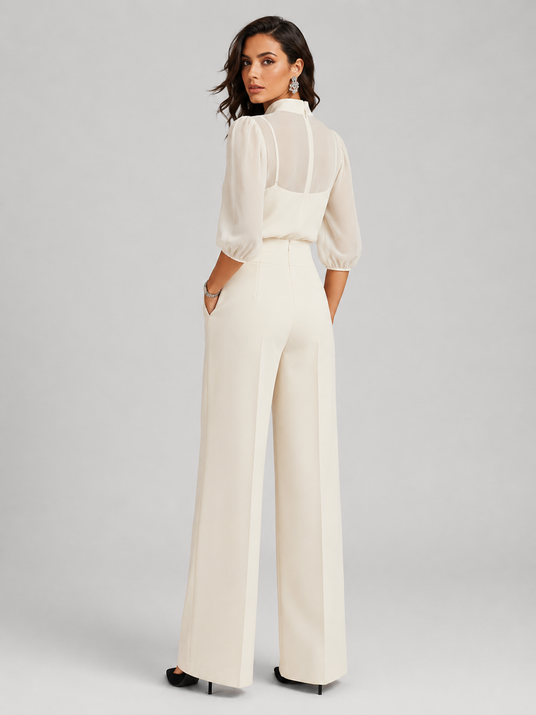 Amara Three-Piece Chiffon Co-Ord Set