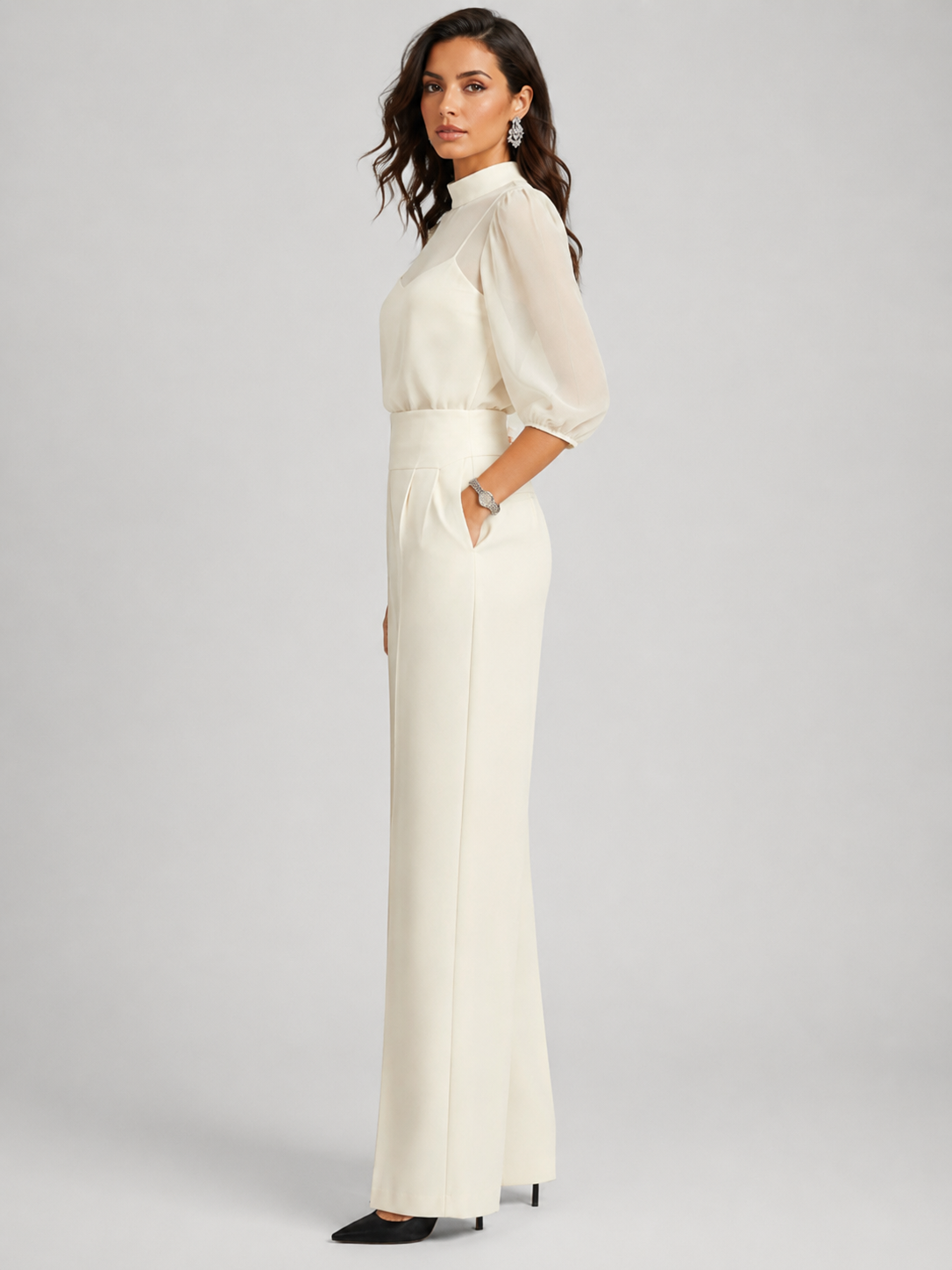Amara Three-Piece Chiffon Co-Ord Set