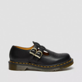 Women's Double Buckle Leather Mary Jane Flats