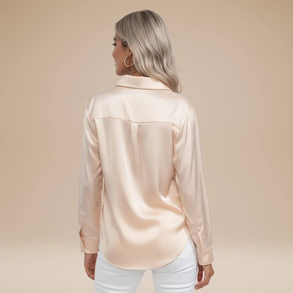 Elegant Women's Satin Shirt