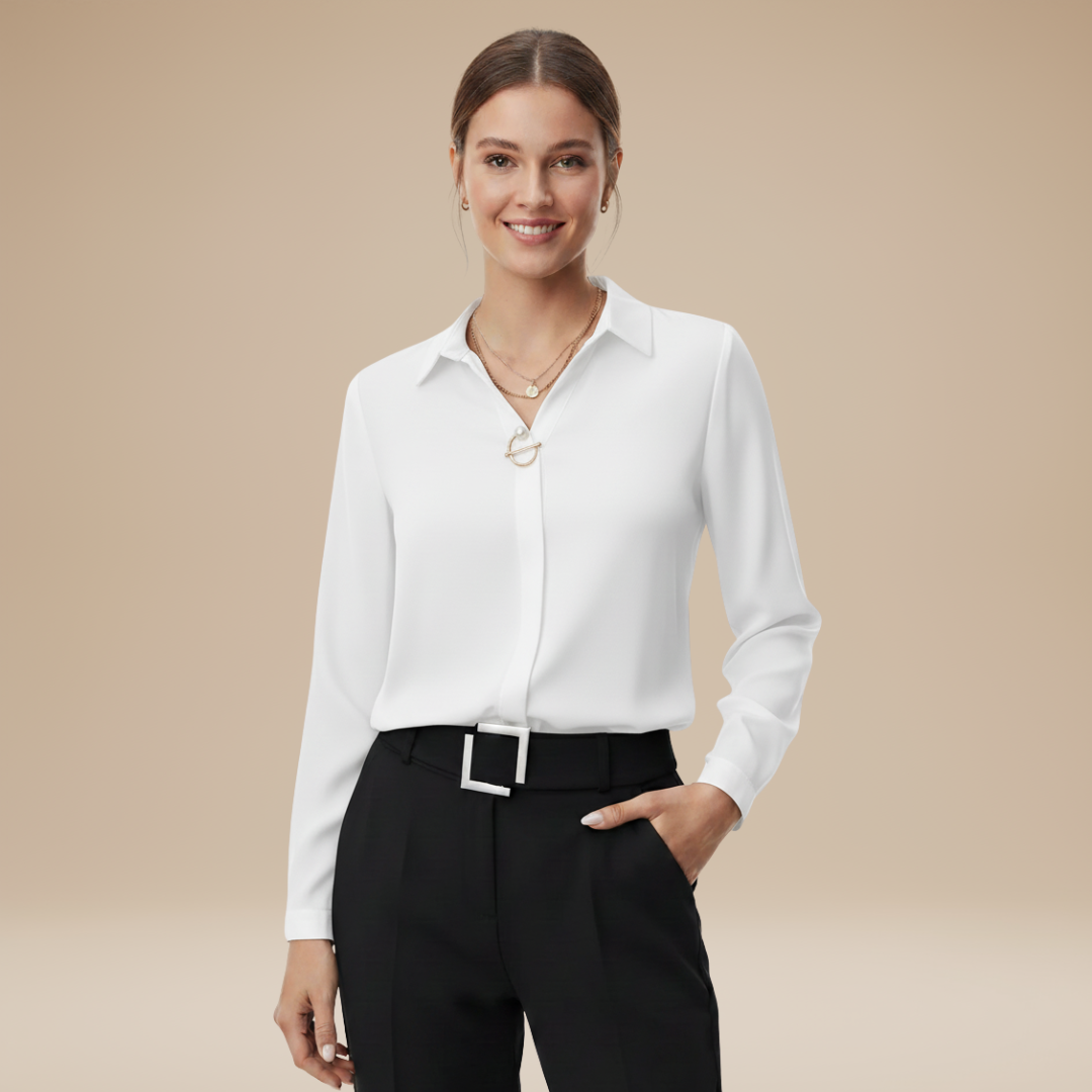 Versatile Women's Shirt for Work and Everyday Life