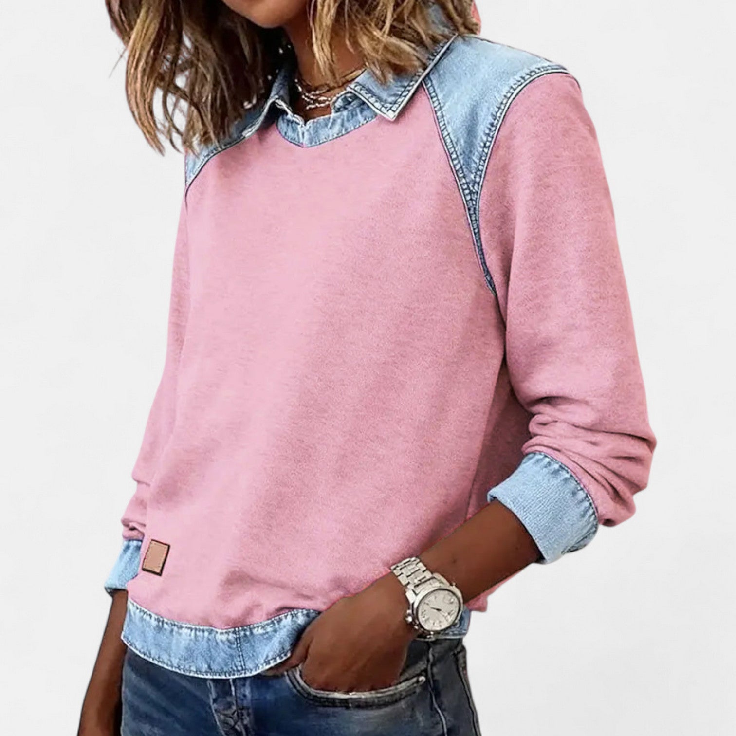 Collared Long Sleeve Knit Jumper