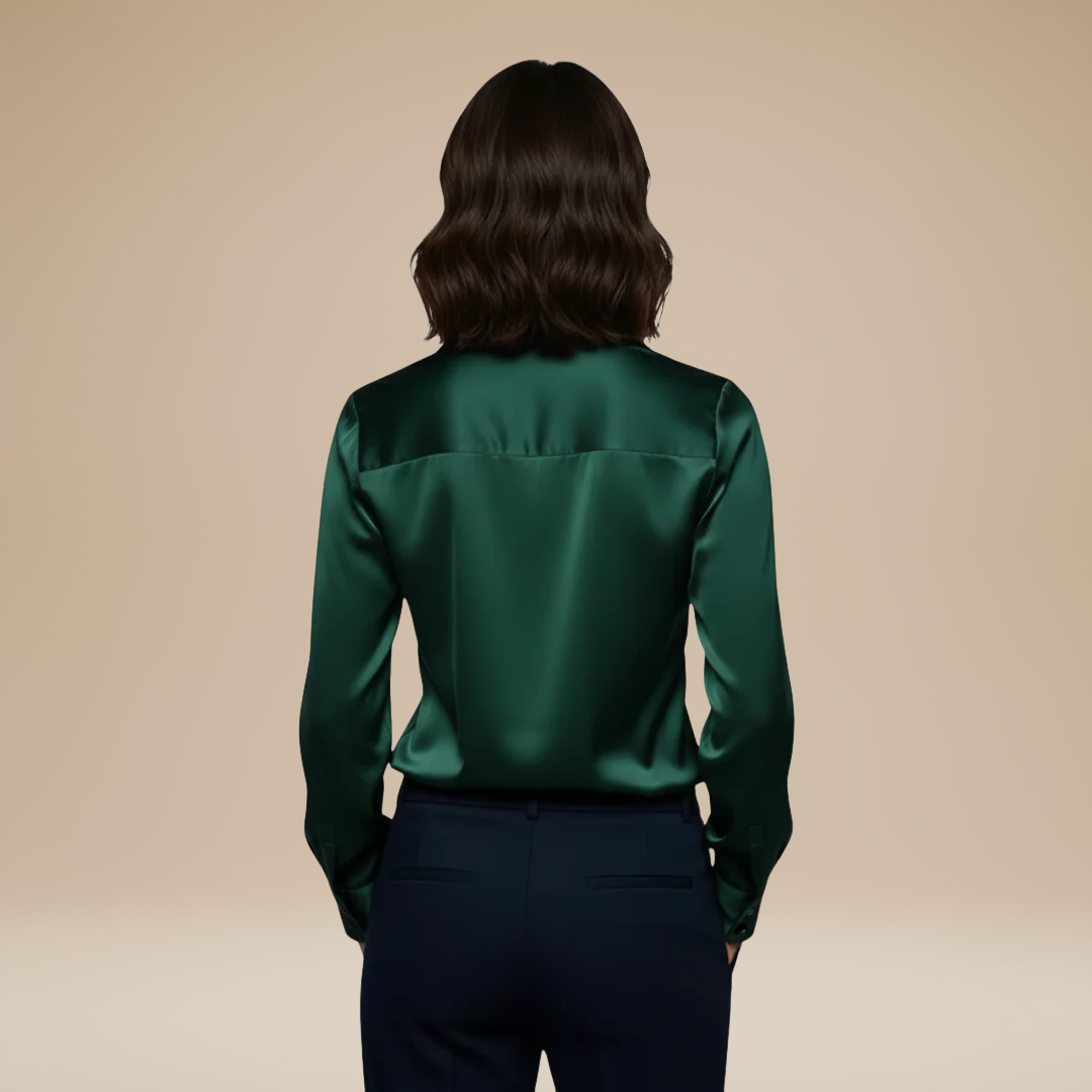 Elegant Women's V-Neck Blouse