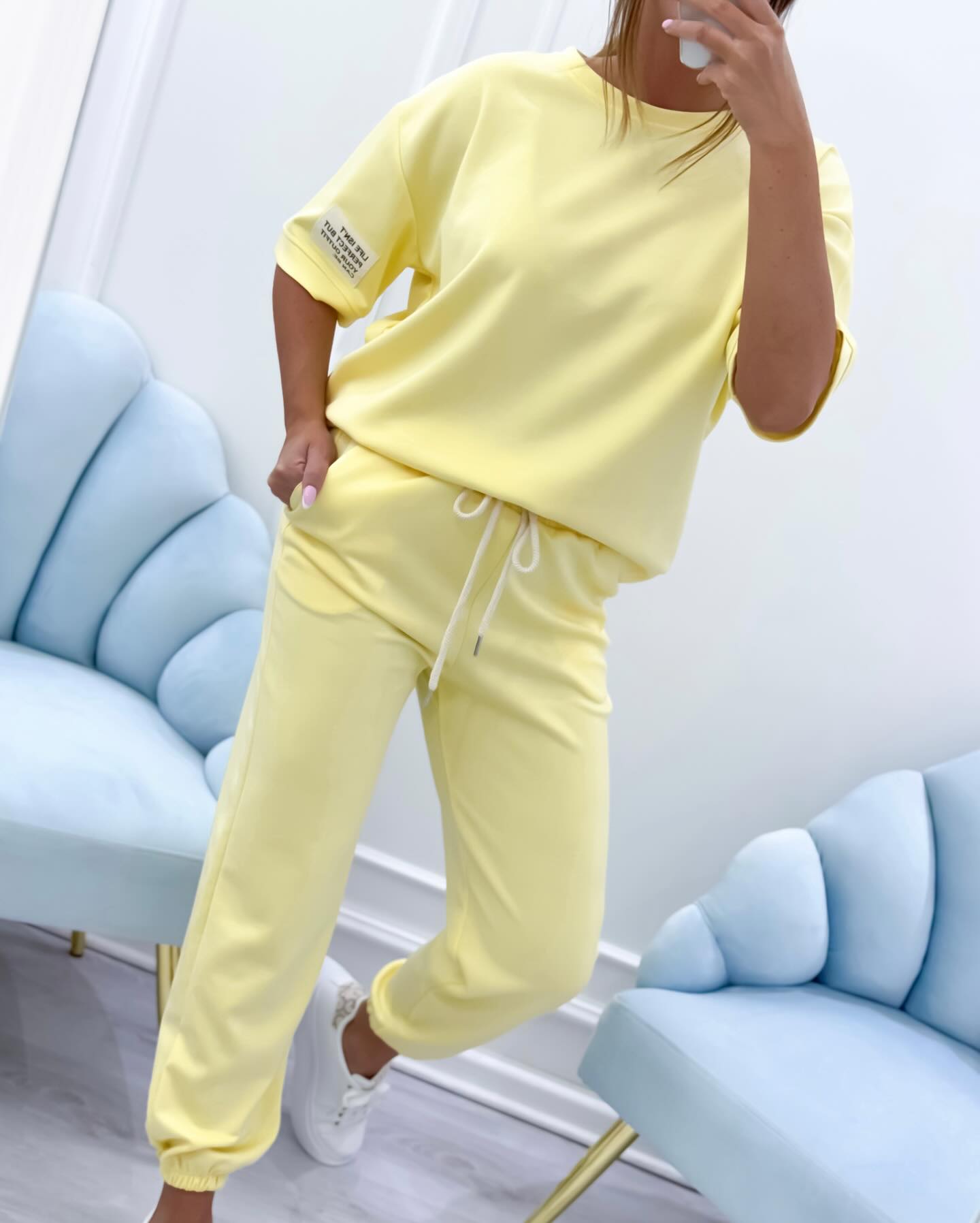 Purple matching jogger set, casual and comfortable two-piece | Alba Muse