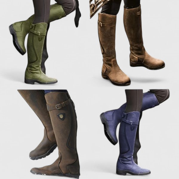 Supportive Buckled Accent Ankle Boots