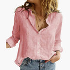 Women's Vintage Floral Long Sleeve Blouse – Classic