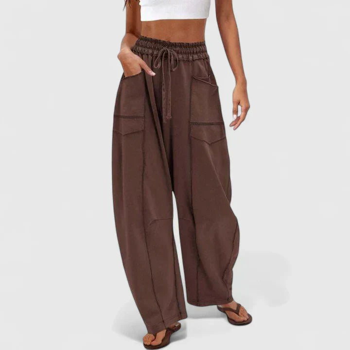 Wide-Leg Comfort Trousers