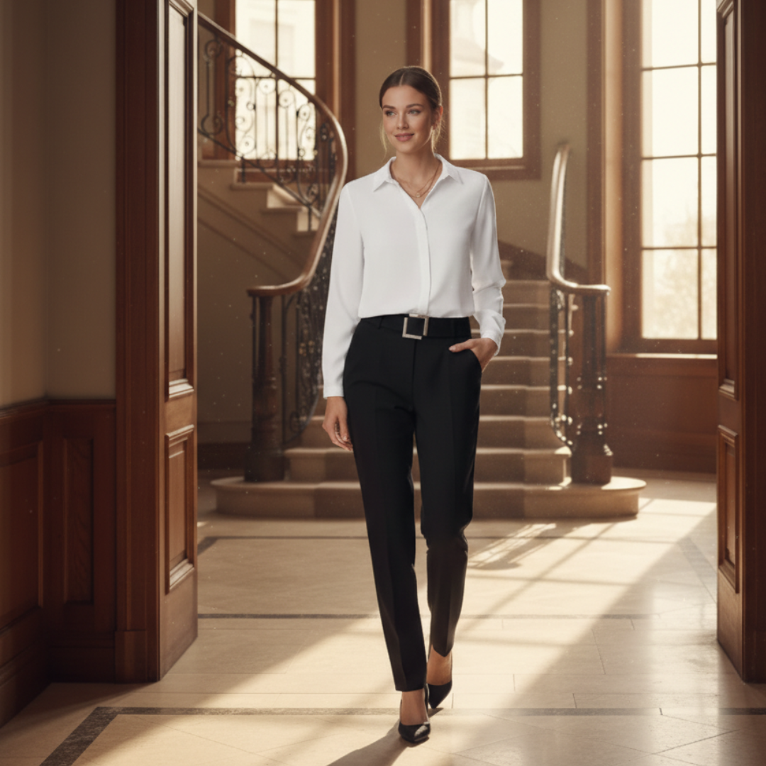 Versatile Women's Shirt for Work and Everyday Life