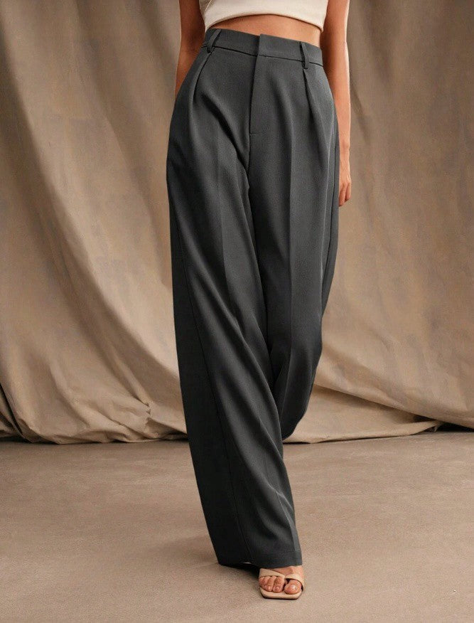 Riviera High Waist Wide Leg Tailored Trousers