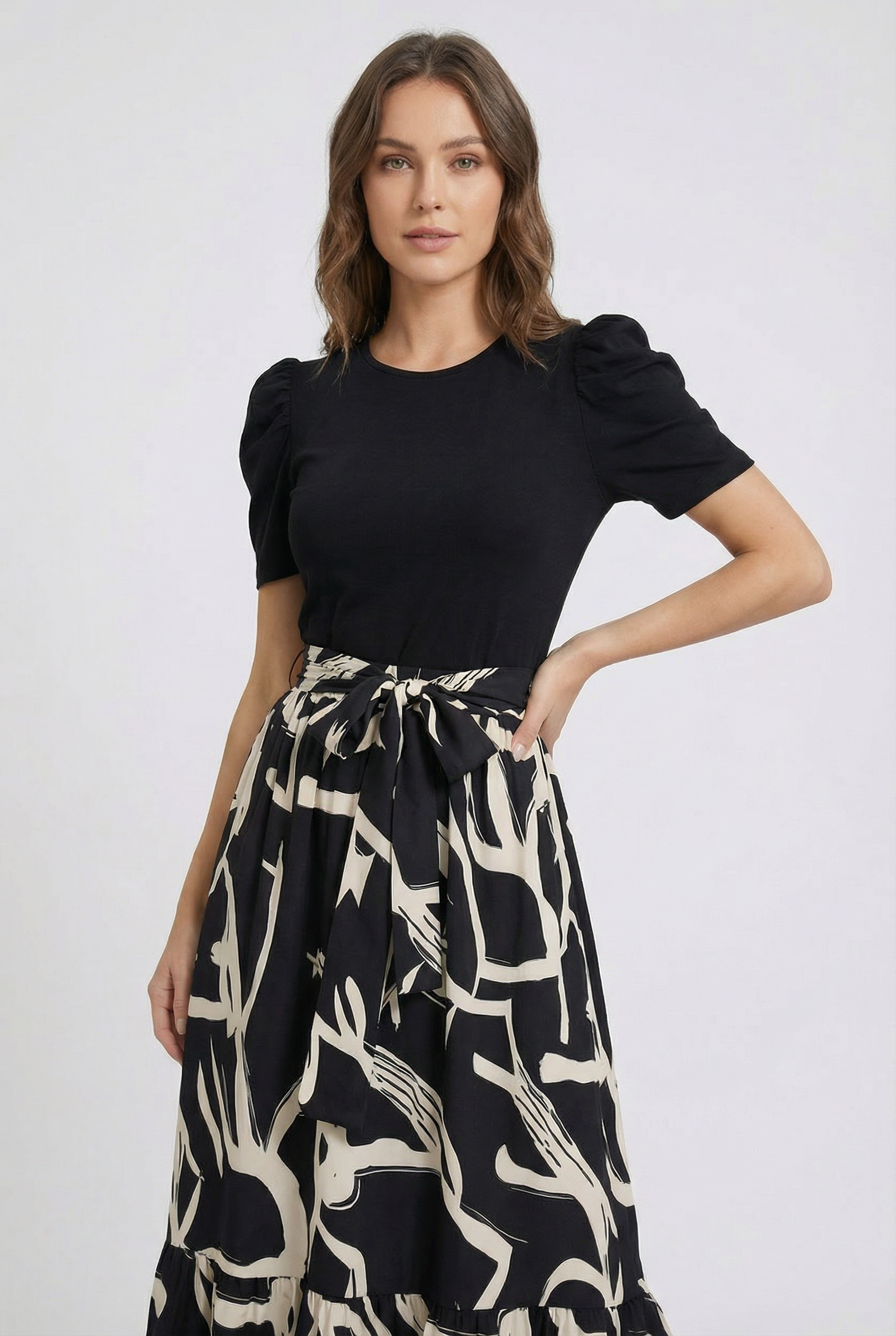 Women's Floral Print A-line Maxi Dress