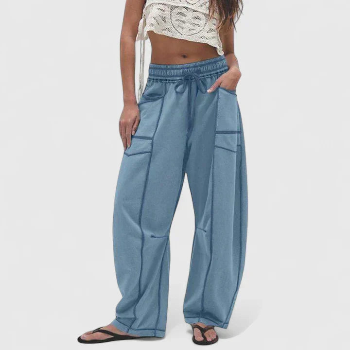 Wide-Leg Comfort Trousers