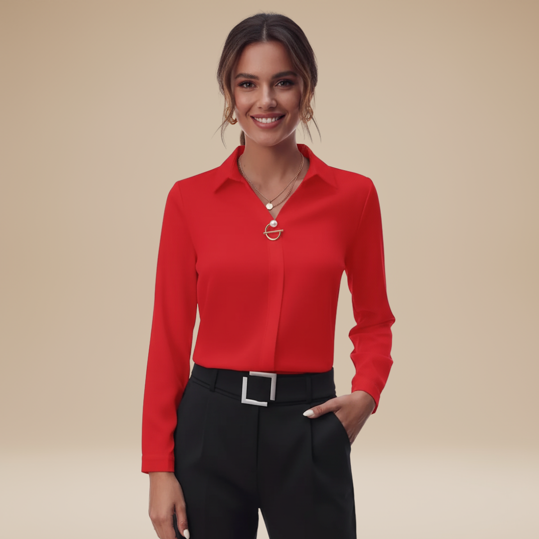 Versatile Women's Shirt for Work and Everyday Life
