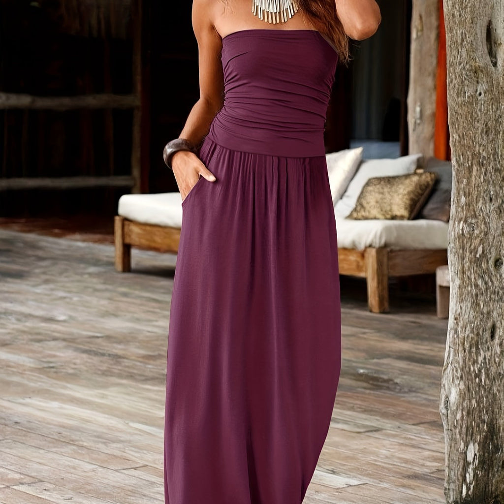 Sleek Stretch Bodycon Midi Dress