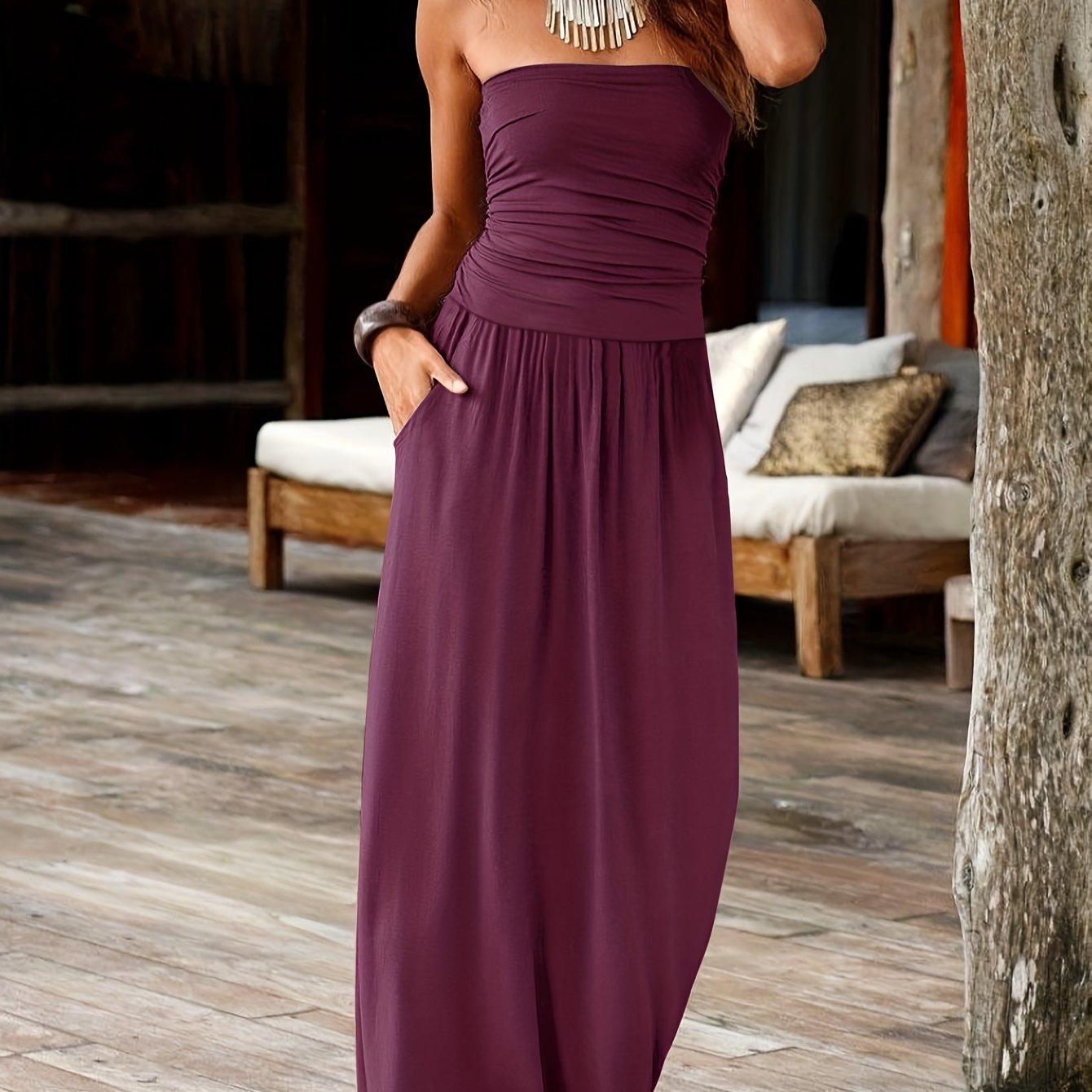 Sleek Stretch Bodycon Midi Dress