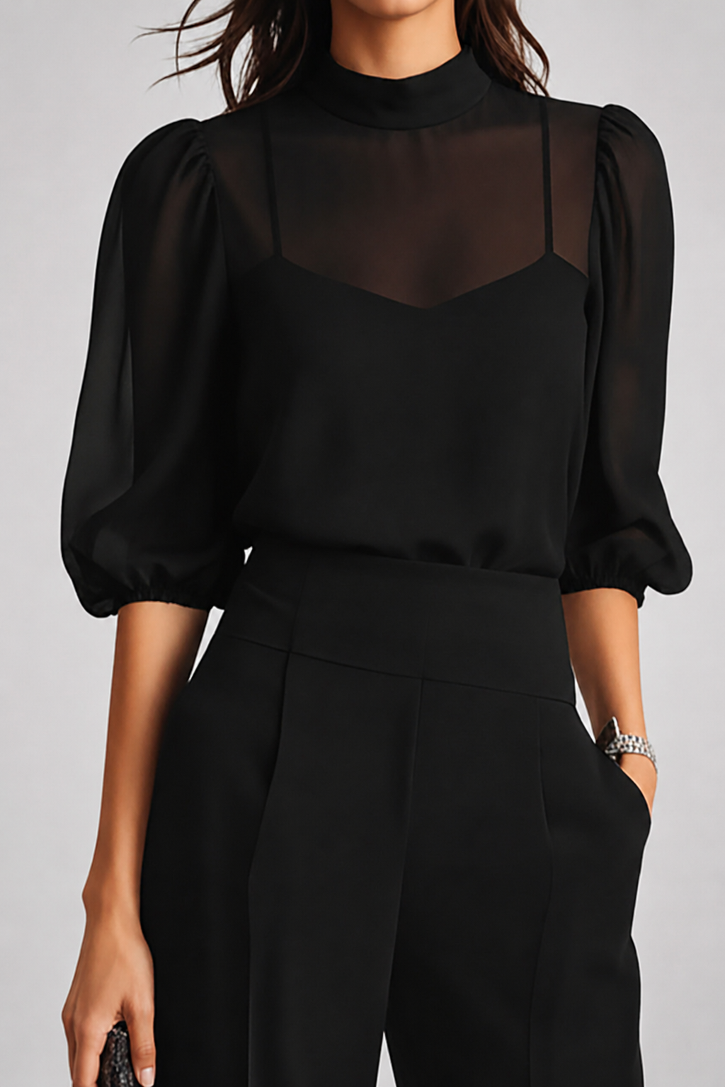 Amara Three-Piece Chiffon Co-Ord Set