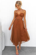 Women's Tulle Midi Dress
