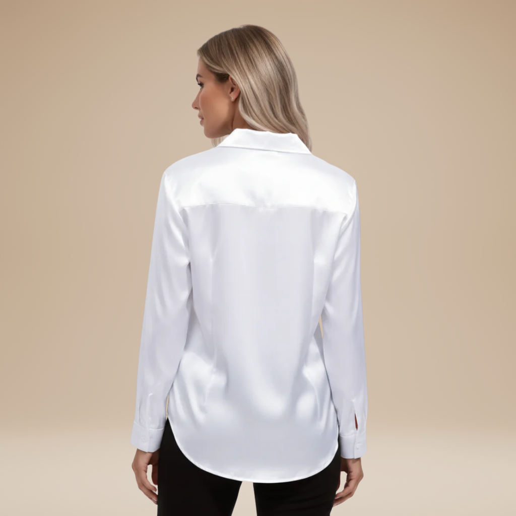 Elegant Women's Satin Shirt