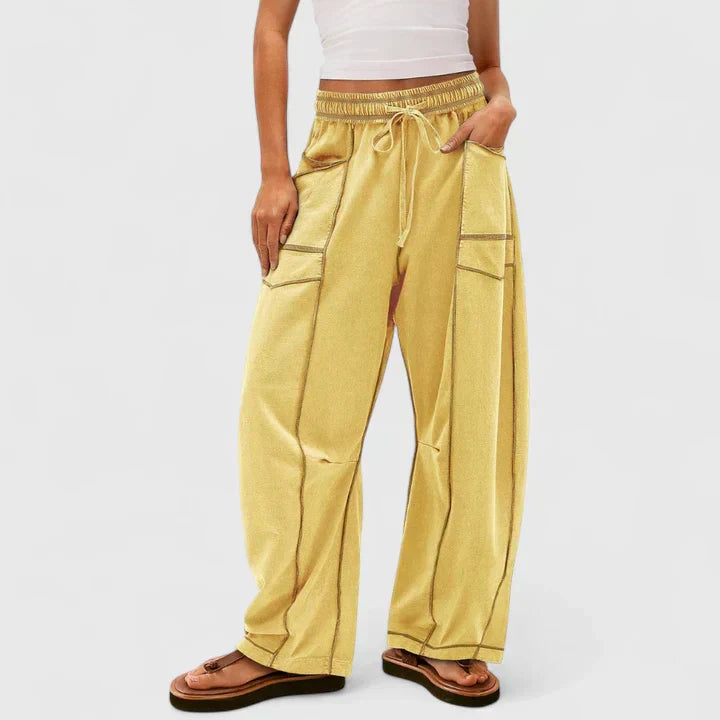 Wide-Leg Comfort Trousers