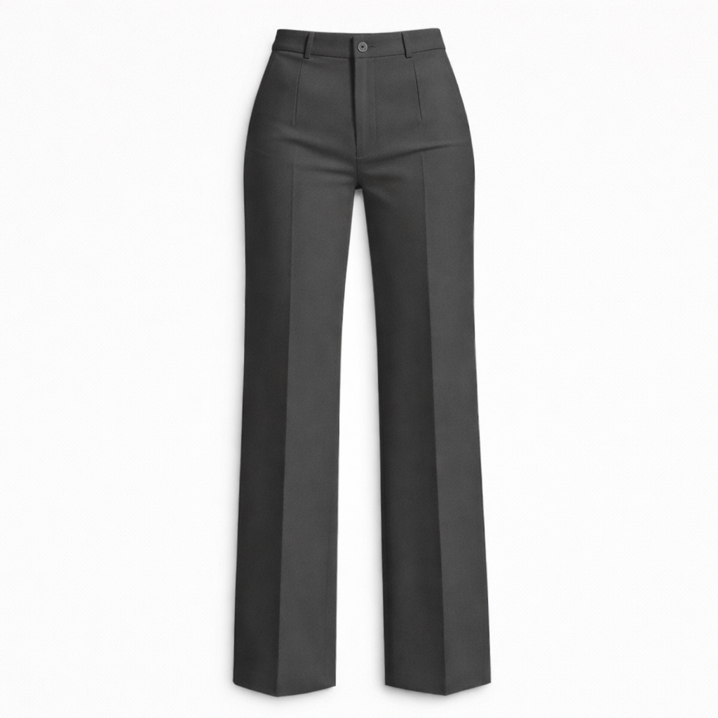 High-Waist Wide-Leg Trousers – Smart Tailored Fit