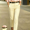 Apricot high-waisted slim-fit pencil Trousers