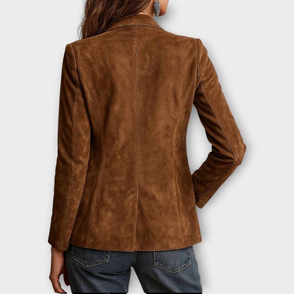 Women's Vintage Suede Blazer