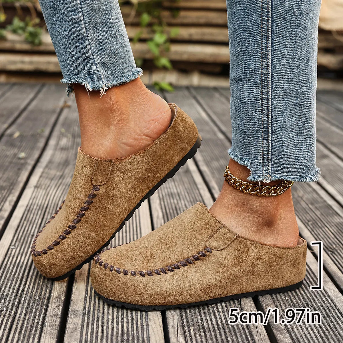 Brown Slip-On Loafers