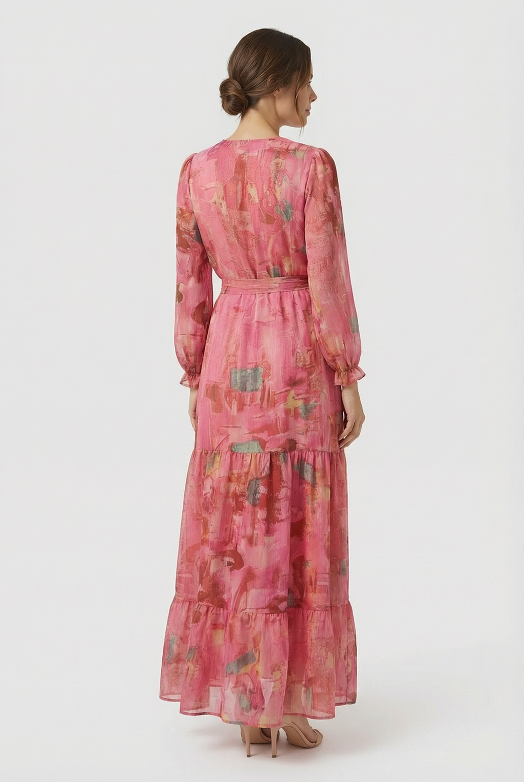 Women's Lightweight Pink Maxi Dress