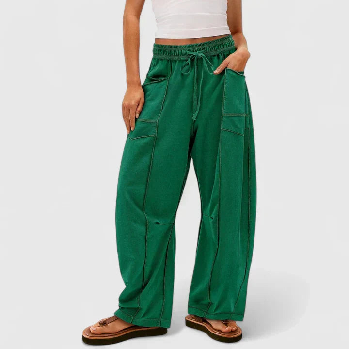 Wide-Leg Comfort Trousers