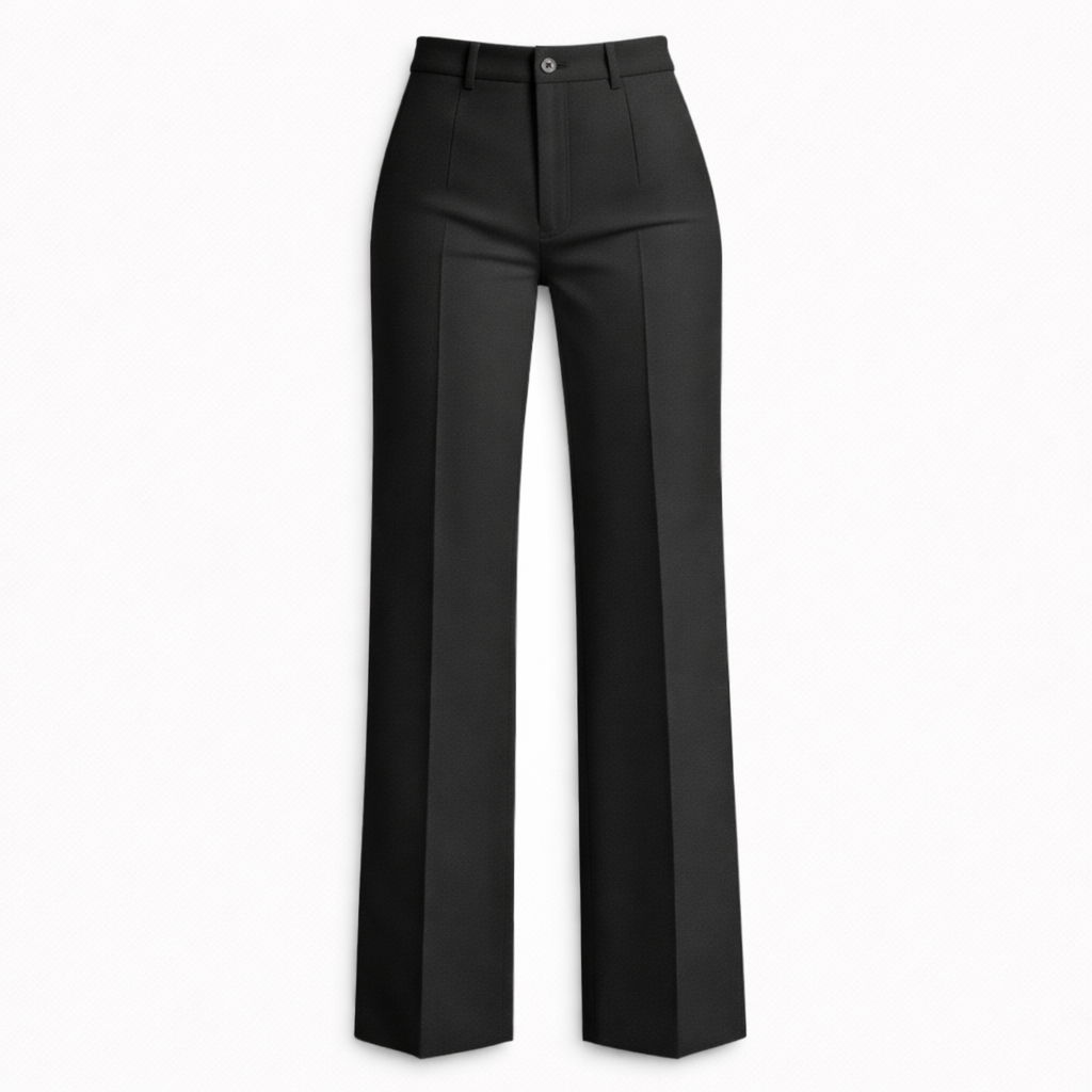 High-Waist Wide-Leg Trousers – Smart Tailored Fit