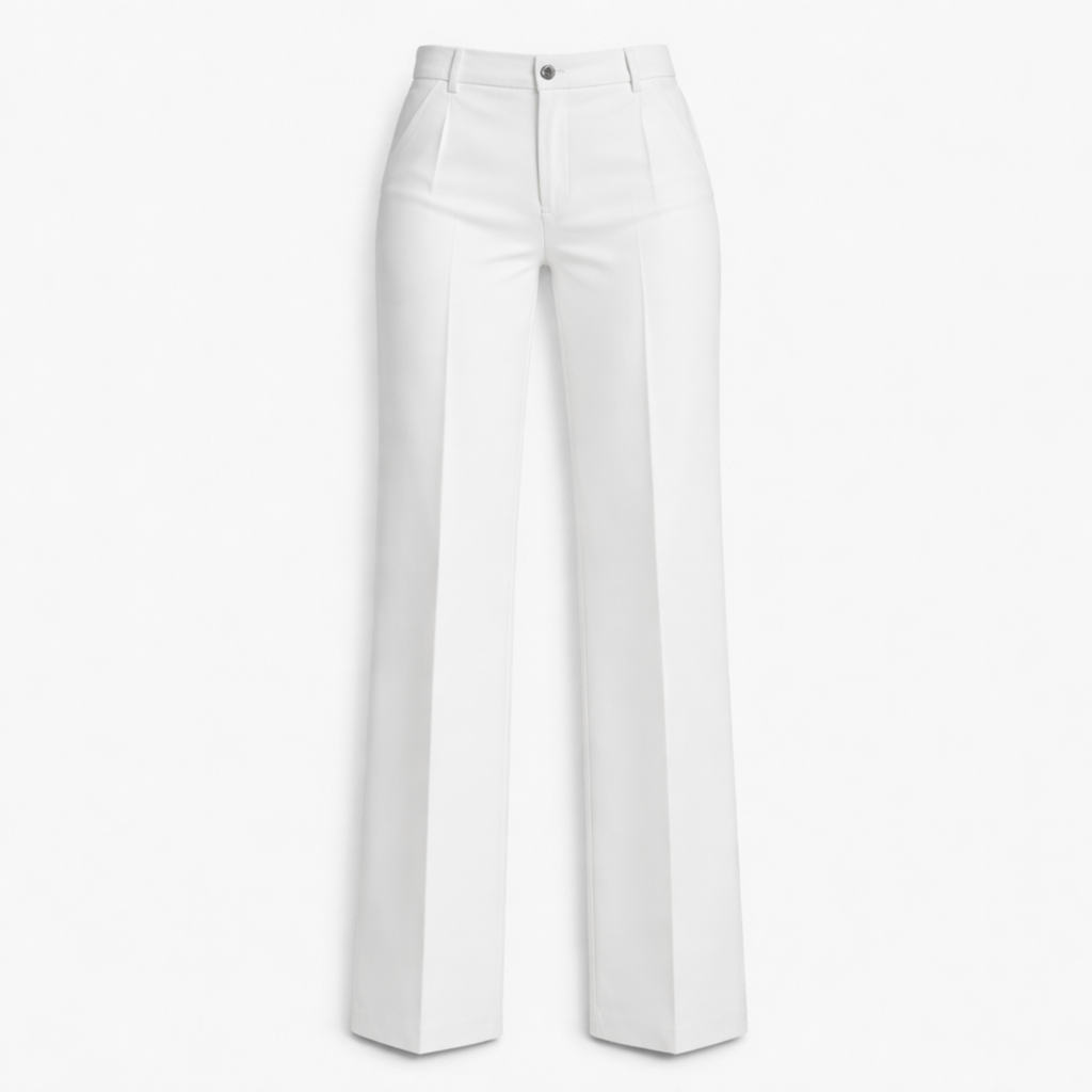 High-Waist Wide-Leg Trousers – Smart Tailored Fit