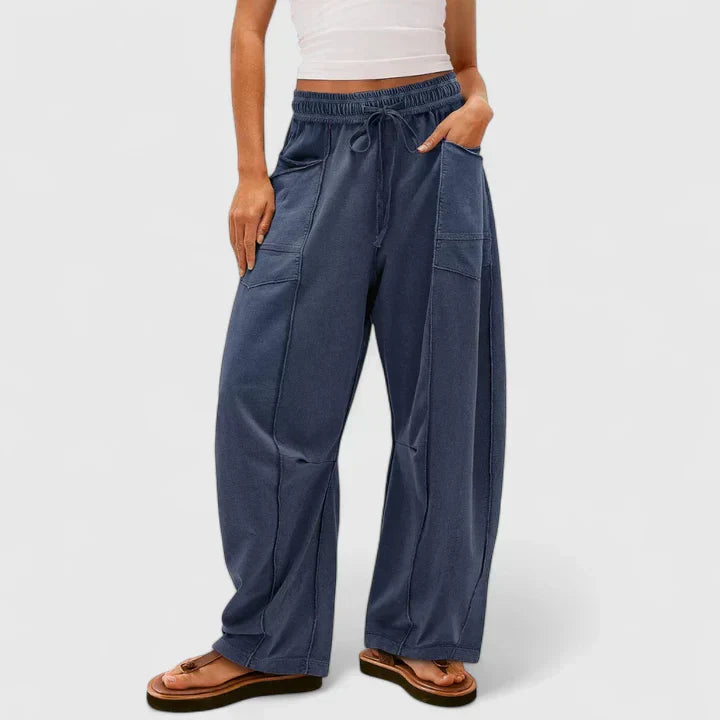 Wide-Leg Comfort Trousers