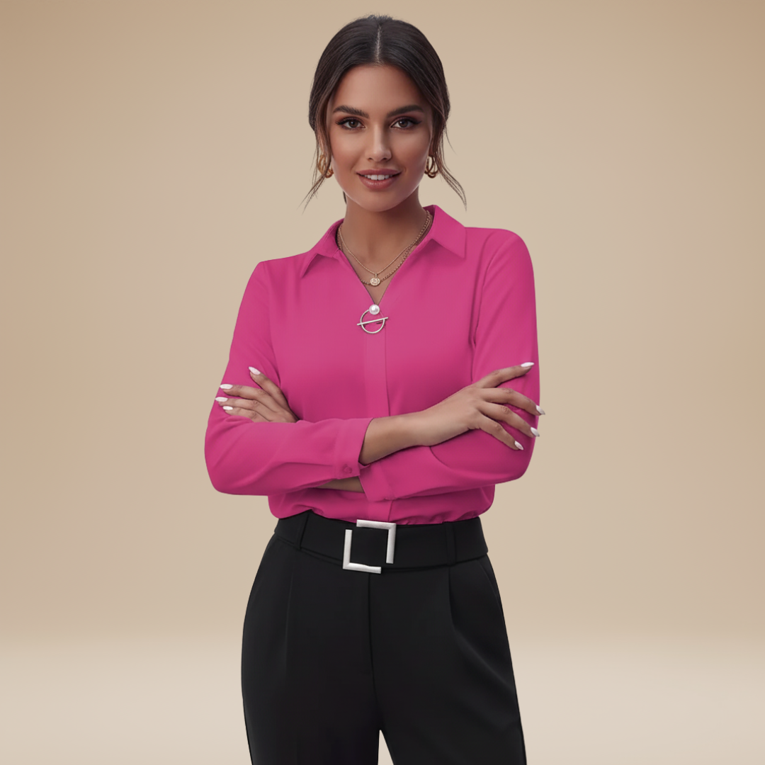 Versatile Women's Shirt for Work and Everyday Life